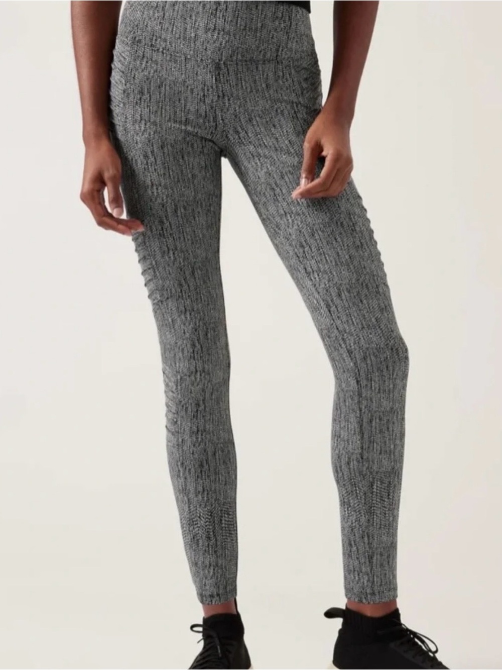 Athleta Delancey Textured Moto Tight Leggings Size XS